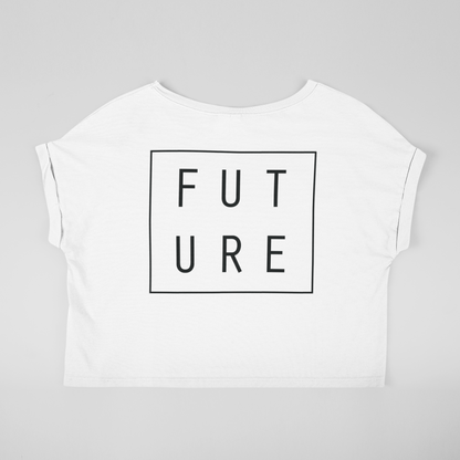 Future Women’s Crop Top – Bold, Stylish & Ready for Tomorrow
